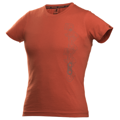 Moteriški "Xplorer" marškinėliai trumpomis rankovėmis, su "X-Cut" pjūklo atvaizdu